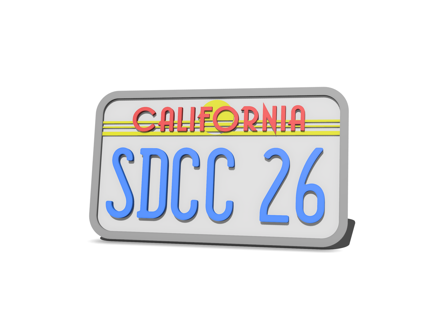 WHAMblem: SDCC 26 License Plate