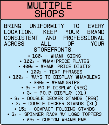 WHAM! BUNDLE - MULTIPLE SHOPS