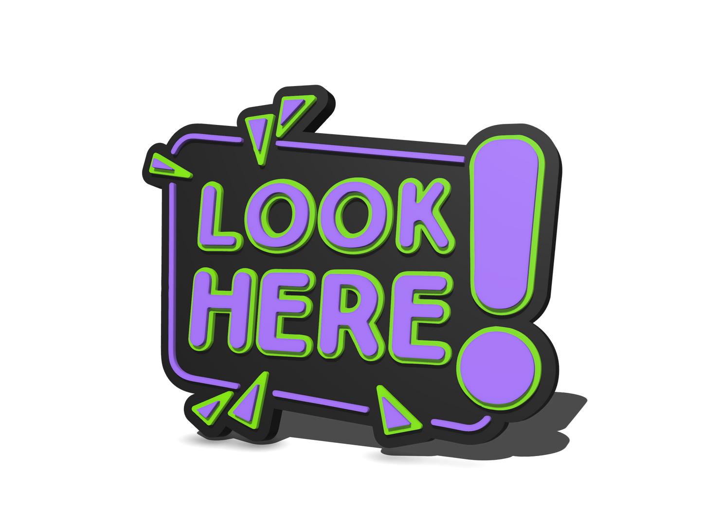 WHAMblem: Look Here (Neon Lights)